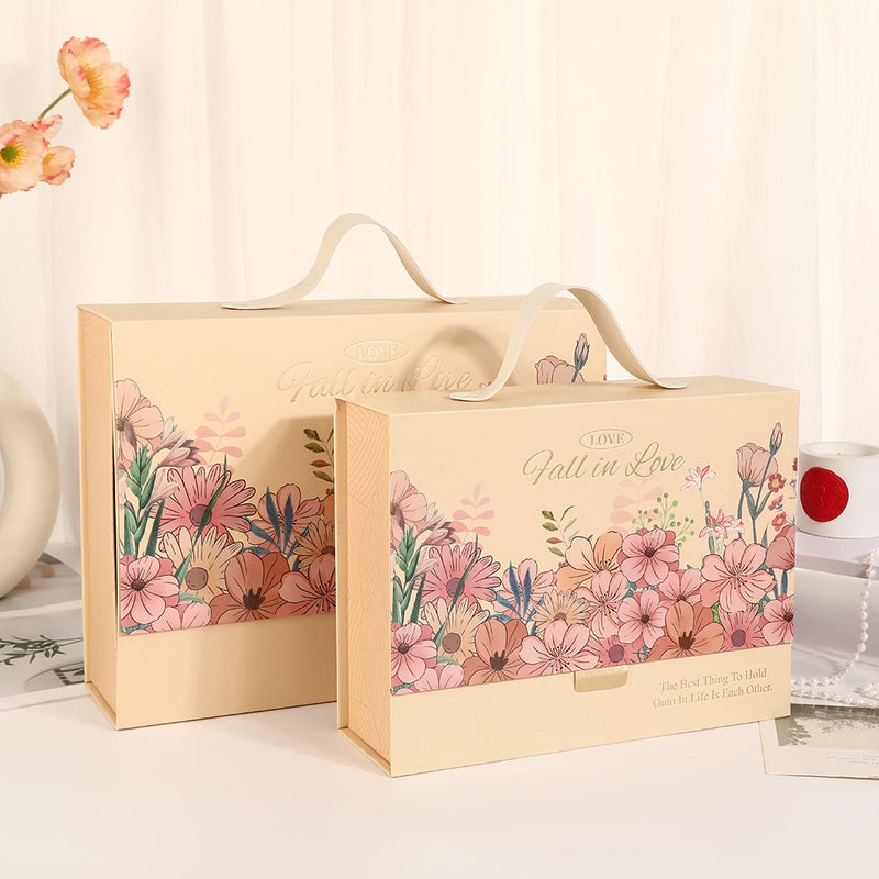 صندوق هدايا بسيط فاخر خفيف للإبداع صندوق فارغ لعيد الحب تذكار زفاف صندوق تغليف هدايا عيد الميلاد تخزين - Image 4